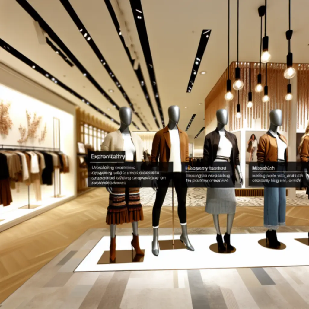 Scena stylizacji z zestawionymi elementami garderoby